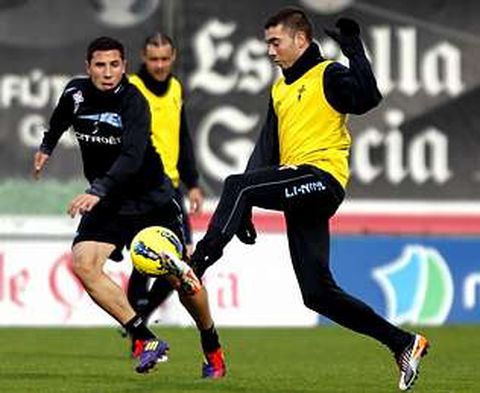Roberto Lago y Aspas son dos de los diez canteranos que quedan tras irse Dani Abalo.