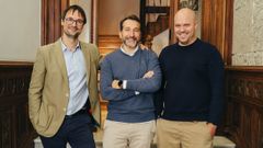 Óscar Barba, David Conde y Juan Carlos López son los fundadores de Coinscrap
