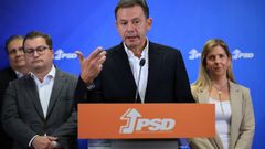 El primer ministro portugus, Luis Montenegro, tras conocer los resultados electorales