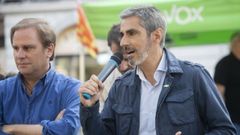 Gonzalo de Oro en un acto de las municipales del 28M.