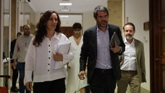 Los ministros M�nica Garc�a y Ernest Urtasun, dos de los candidatos que m�s suenan para encabezar las listas del nuevo frente que impulsar�n los partidos de Sumar