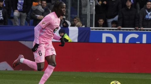 Ilaix Moriba fue uno de los jugadores ms destacados del Celta frente al Alavs.