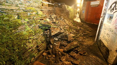 El desplome sucedi� en la r�a do Moucho