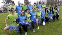 El ultimate frisbee se consolida en Galicia