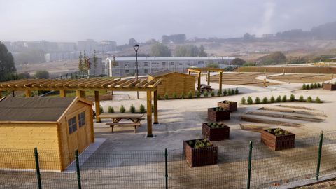 Obras de urbanización en Visma
