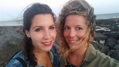 Marta L�pez y Natalia Fern�ndez llegaron a Fuerteventura el 10 de marzo,y la pobrense no pudo regresar a su casa hasta el martes de madrugada