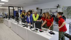 Rueda volvi a visitar el centro de coordinacin ourensano este viernes, como ya hizo el jueves.