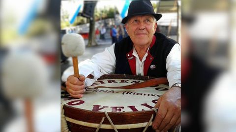 Alfredo Romero era un fiel asistente � festa do Gale�n Vikingo.