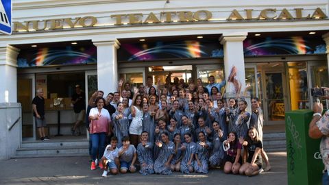 Sadanza el da de la grabacin de su actuacin en el programa  Got Talent 