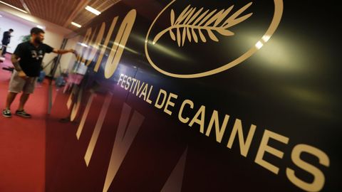 Preparativos para la apertura de la edici�n del Festival de Cine de Cannes