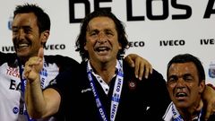 Pizzi celebra el campeonato con San Lorenzo