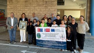 Visita de profesores e escolares de Turqua ao colexio Ponte de Xuvia