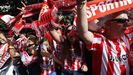 La afici�n gijonesa recibe al Sporting en el Molin�n antes del partido contra el Real Oviedo