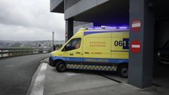 Chuac. Salida de una ambulancia de Urgencias