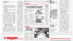 Una p�gina de La Voz de Galicia publicada el 10 de febrero de 1999 conten�a una entrevista con el alcalde Jos� Ramos Ledo sobre la Festa do Caldo de �sos