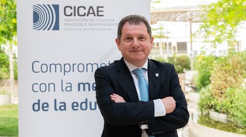 Jos Antonio Rois, director general de los colegios Los Sauces y presidente de la asociacin de centros privados Cicae