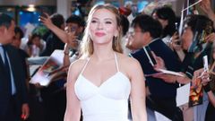 Scarlett Johansson, en la presentacin de Jurassic World: Rebirth en Sel.