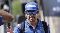 Fernando Alonso en el Gran Premio de Abu Dhabi