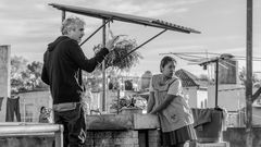 El director Alfonso Cuarn, durante el rodaje de Roma, que el ao pasado no particip en Cannes por las exigencias que el festival impona a Netflix