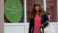Ana Isabel V�zquez Lojo, en una imagen de archivo, es la presidenta de la Liga Reumatol�xica de Galicia (LRG)