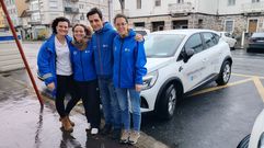 Las enfermeras Soraya Guiti�n y Mar�a Jos� Mill�n y los m�dicos Dar�o Casas y Clara Casar, integrantes de los dos equipos HADO de Monforte que estaban de servicio este mi�rcoles por la ma�ana, y que acudieron a Chantada para la presentaci�n de la ampliaci�n del servicio. Soraya Guiti�n, de O Savi�ao, y Clara Casar, de Monforte, son nuevos en el servicio. Mar�a Jos� Mill�n, de C�rdoba, y Dar�o Casas, de Cangas, ya trabajaban en �l