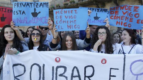 Manifestaci�n en Santiago