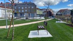 La parcela fue transformada en un parque con zonas verdes y de paseo