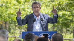 Feijoo, en la romer�a del PP en O Pino en mayo de este a�o.
