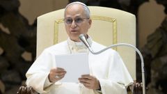 Le�n XIV, en una imagen del mes de febrero