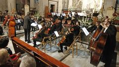 Un concierto de la Orquestra Cl�sica de Vigo en la concatedral viguesa de Santa Mar�a