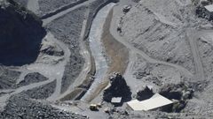 Cantera de pizarra en Valdeorras