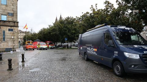 La unidad m�vil de documentaci�n para el DNI y el pasaporte est� instalada en el exterior de las dependencias policiales