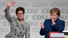 Annegret Kramp-Karrenbauer ser� la sucesora de Angela Merkel en la CDU