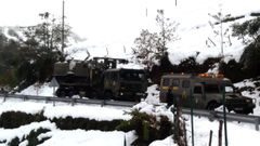 Los Transporte Oruga de Monta�a de la UME ya est�n en Asturias