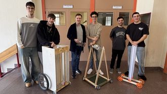 Las tres parejas que obtuvieron los primeros puestos del certamen