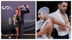 La pareja de baile formada por Luc�a Fern�ndez y Jos� Seoane, del CBD Nar�n
