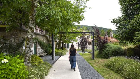 Los jardines del Pazo da Buzaca, donde también se organizan bodas