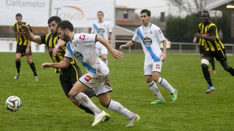 Las im�genes del partido Ribadumia contra Deportivo B