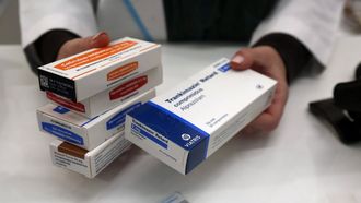 Imagen de archivo de hipnosedantes en una farmacia.