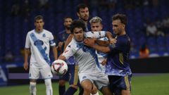 Pablo Garca, durante la semifinal del Teresa Herrera entre el Deportivo y Unionistas