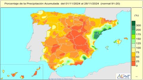 Mapa de precipitacin acumulada de noviembre