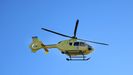 Helicptero del 061 con base en Hospital Clnico de Santiago