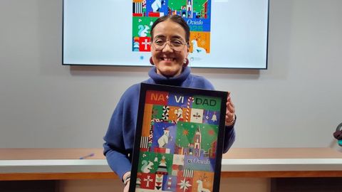 La concejala de Festejos del Ayuntamiento de Oviedo, Covadonga D�az, presenta las actividades de navidad.