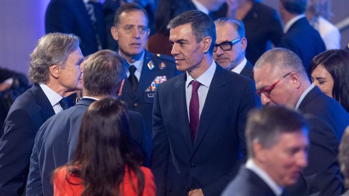 Pedro S&aacute;nchez durante la clausura de un congreso, el mi&eacute;rcoles pasado en Madrid.