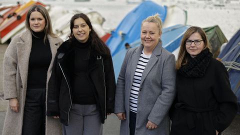 Ana, Idoia, Licia y Roc�o son las cuatro integrantes de la nueva comisi�n de fiestas de Lorb�