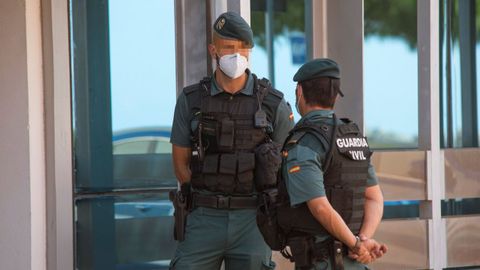 Agentes de la Guardia Civil en Palma de Mallorca, en una imagen de archivo