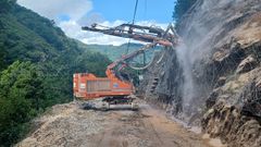 Obras en el tramo Monforte-Ourense, que forma parte del corredor atl�ntico