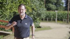 Mariano Rajoy arranca sus vacaciones en Arousa