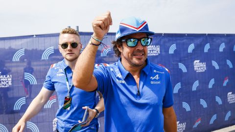 Fernando Alonso, en Le Castellet