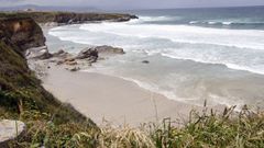 Playa de As Pasadas, en Barreiros